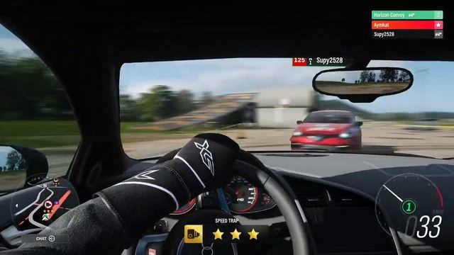 Audi R8 V10 plus stock vs Modified stage 3 Renault Clio RS (Forza horizon 4) смотреть онлайн