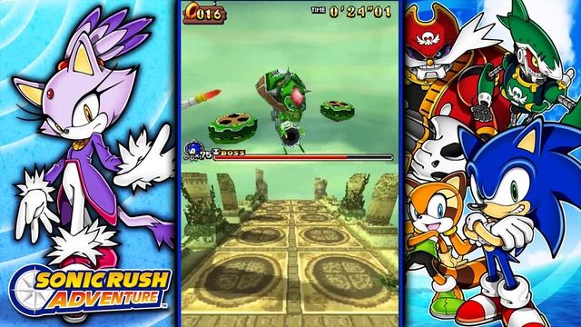 Sonic Rush Adventure - All Bosses (S Rank) смотреть онлайн