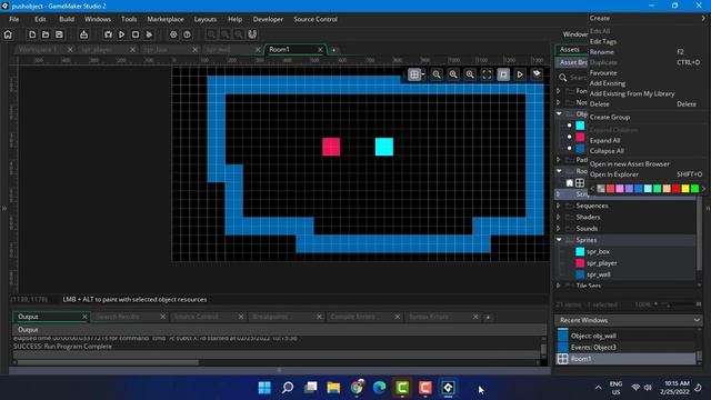 How to push and pull object in Gamemaker 2 studio. смотреть онлайн