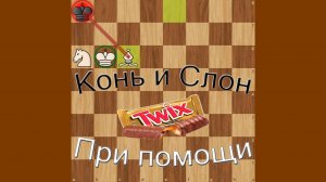 КАК ПОСТАВИТЬ МАТ КОНЕМ И СЛОНОМ ПО МЕТОДУ TWIX???