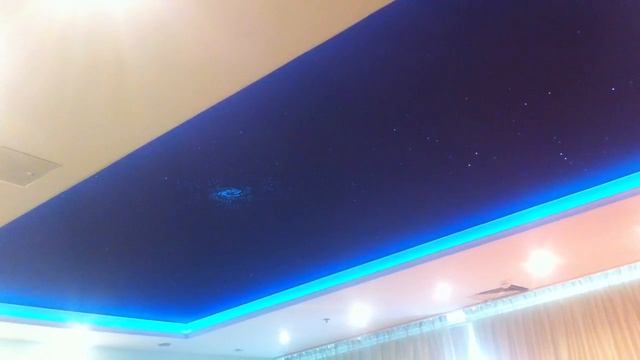 Натяжной потолок звёздное небо в Академии МЧС | GALAXYMASTER смотреть онлайн