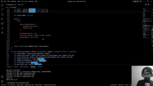 Lua in Jakt PART 2: Binary Chunks (Edited Livestream) смотреть онлайн
