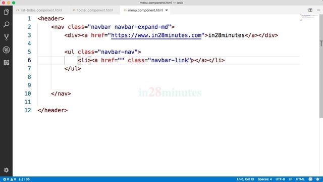 030 Step 28 Using Bootstrap to Create a Menu with Navigation Links смотреть онлайн