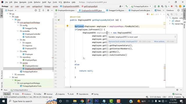 Spring boot JPA Search records to Mysql database смотреть онлайн
