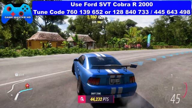 Forza Horizon 5 EAST COAST Drift Zone - Car Restriction Ford Mustang 00 B-700 смотреть онлайн