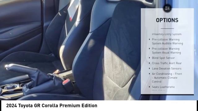 2024 Toyota GR Corolla Premium Edition New 38534 смотреть онлайн