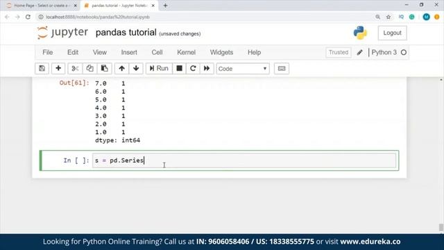 How to use Pandas in Python | Python Pandas Tutorial | Edureka | Python Rewind - 4 смотреть онлайн