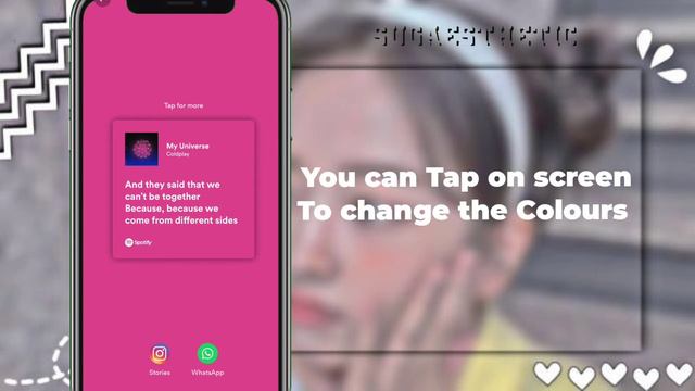 how to Make Spotify lyrics card// how to make lyrics Template смотреть онлайн