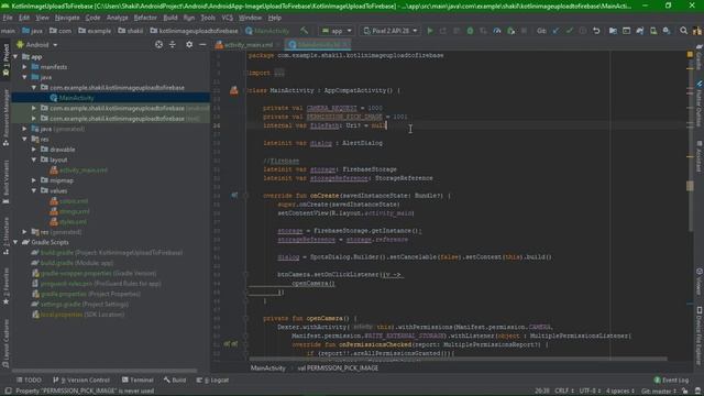 Android Tutorial Kotlin Image Upload To Firebase смотреть онлайн