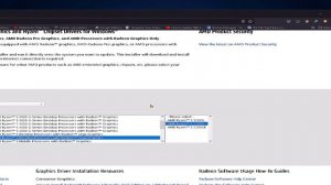 No AMD graphics driver is installed or the AMD driver is not functioning properly?