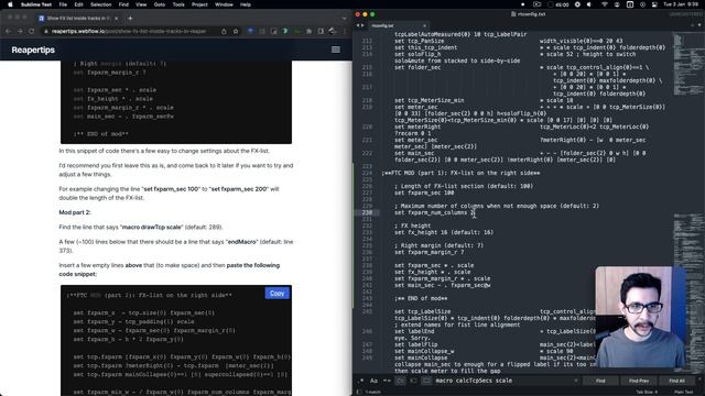 Show FX list in REAPER (Pro Tools Style) смотреть онлайн