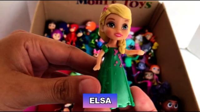 Box of Toys with Names LOL Dolls Sailor Moon Roblox Vampirina PJ Mask Disney Princess Peppa Pig смотреть онлайн