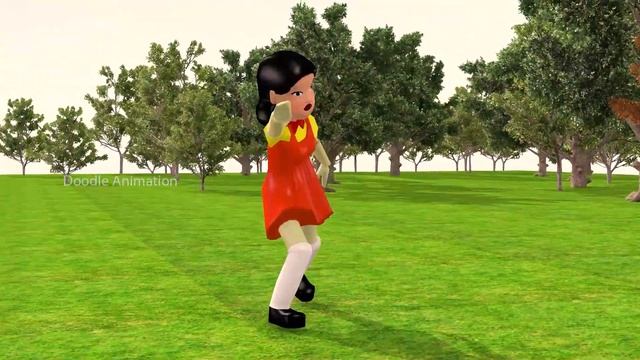 Wild Animals Long Jump Game Mammoth Elephant, Tiger, Gorilla, Hippopotamus, Buffalo | Wild Animals