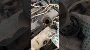 Замена свечей акцент , часть 1