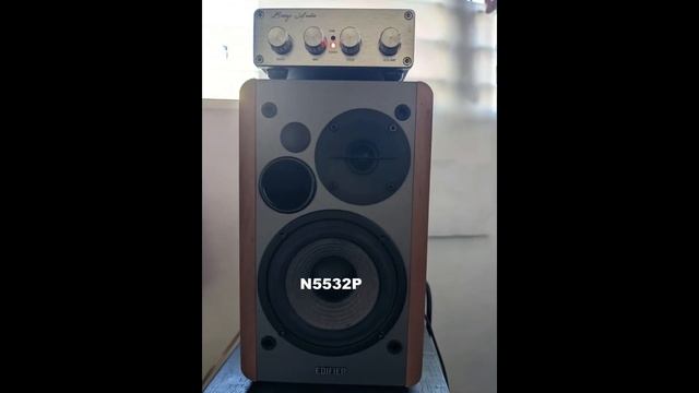 Edifier 1280 & Breeze Audio F1 MK2 LME49720NA VS N5532P (Sound Test) смотреть онлайн