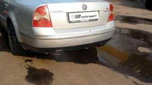 Доработка выхлопной системы (приемные трубы + задняя часть) VW Passat B5+