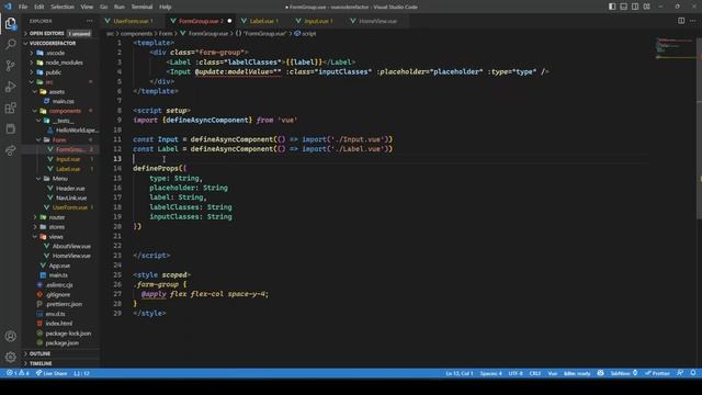 Refactoring Vue 3 code | Reusable Form Component | Reusable Components смотреть онлайн