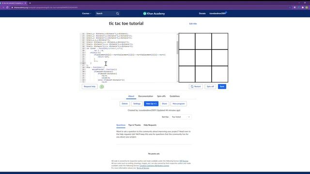 khan academy tic tac toe tutorial смотреть онлайн
