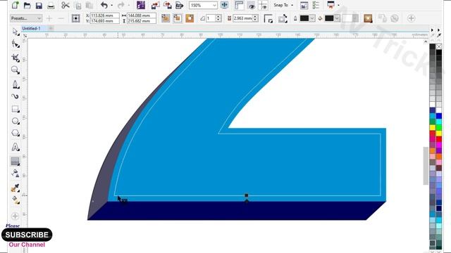 3D Numeric Character Design in CorelDraw Character 2 смотреть онлайн