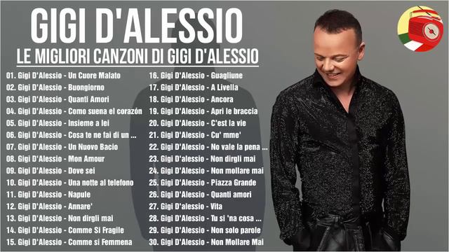 Gigi D’Alessio Album Completo - Gigi D'Alessio Greatest Hits - Gigi D'Alessio Canzoni 2024 Nuove
