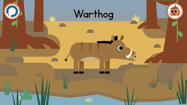 Draw Amazing Savannah Animals! Let's Play Artie's World (Cute App Game for Kids) смотреть онлайн