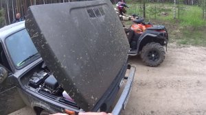 Нива против квадроциклов!! Поездка на озеро Щучье!