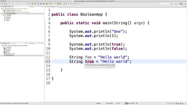 JAVA 제어문 - 2. Boolean Datatype смотреть онлайн