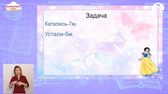 МАТЕМАТИКА 1 класс / Состав числа 7. Вычитание вида 7 / ТЕЛЕУРОК 1.03.21 смотреть онлайн