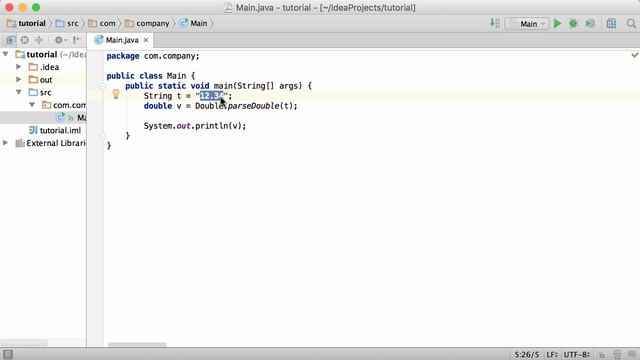 Java Tutorial for Beginners - Learn Java - #68 - Java String to double смотреть онлайн