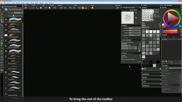 Installation of brushes in Corel Painter смотреть онлайн