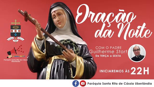Oração da noite com o Padre Guilherme Stort | dia 17-03-2022 смотреть онлайн