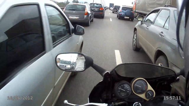 Ярославское ш. на Yamaha FZ 400 смотреть онлайн