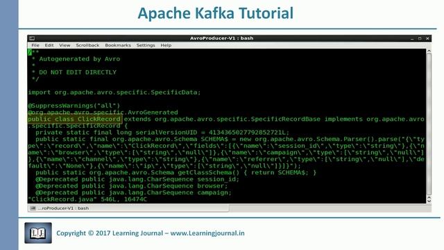 Kafka Tutorial Schema Evolution Part 1 смотреть онлайн