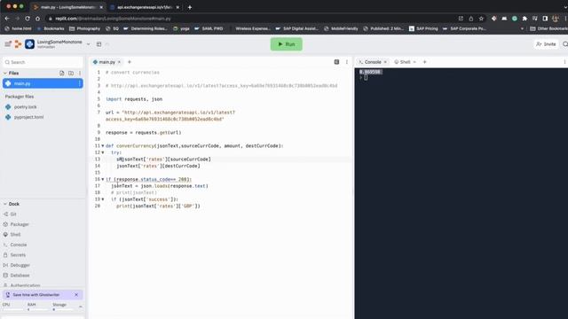 Python - Currency Conversion with ExchangeRates API смотреть онлайн