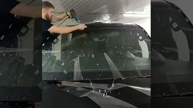 БРОНИРОВАНИЕ ЛОБОВОГО СТЕКЛА TOYOTA ALPHARD ПЛЕНКОЙ NEVER SCRATCH смотреть онлайн