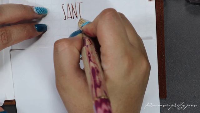 Santini Italia Nonagon Candy - Fountain Pen & Super Flex Nib Review смотреть онлайн