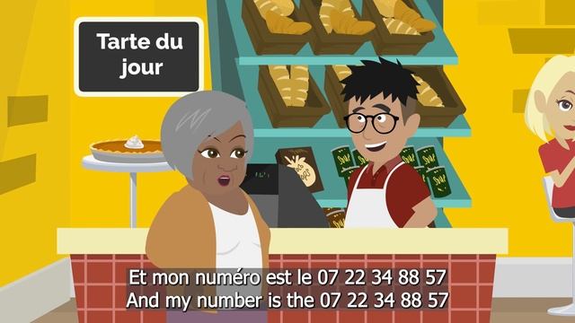Conversation in french at the bakery - A la boulangerie смотреть онлайн