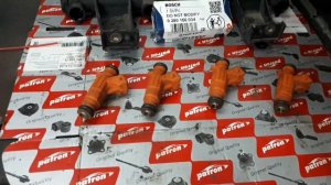 Peugeot 307 1.6 снять впускной коллектор, замена форсунки, замена катушки зажигания .