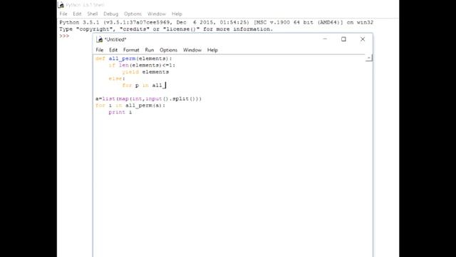 Permutation In Python