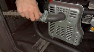 Интеграция генератора в кожух - выхлоп