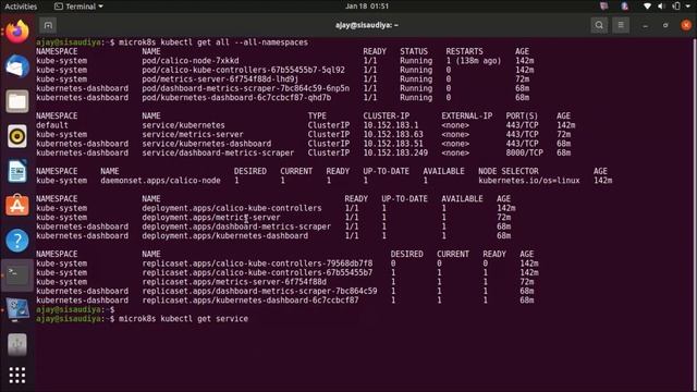 DevOps Kubernetes Microk8s Service (svc) Pods(po) Namespaces (ns) CMDS Part-04 смотреть онлайн