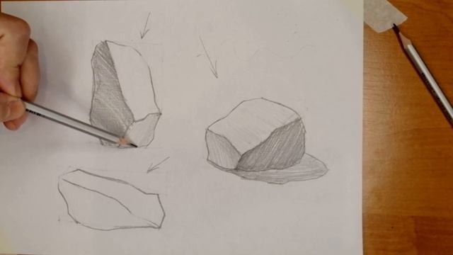 Как нарисовать камни новичку. Нow to draw stones смотреть онлайн