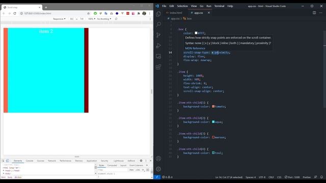 Прокрутка с привязкой на CSS. Что такое scroll snap? | VIMP dev смотреть онлайн
