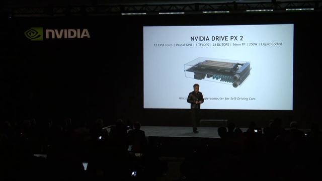 CES 2016: NVIDIA DRIVE PX 2 - World's First In-Car AI Supercomputer (part 1) смотреть онлайн