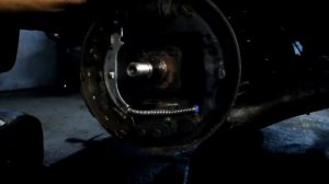 Замена задних колодок РЕНО ЛОГАН 1/Replacement of RENAULT LOGAN 1 rear pads