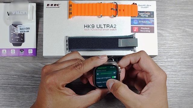 HK9 Ultra 2 Smart Watch Unboxing | Best Apple Watch Ultra 2 Replica! смотреть онлайн