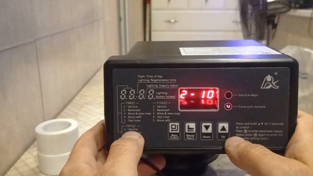 Как сделать принудительную промывку клапана Runxin F67Q1