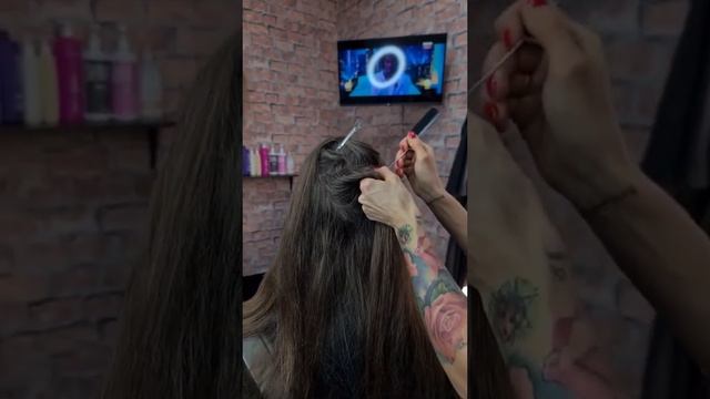 Снятие нарощенных волос #shorts #наращиваниеволос #hair #длинныеволосы #микрокапсулы смотреть онлайн