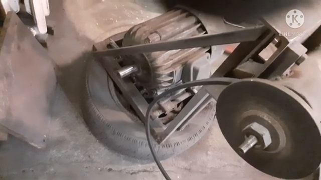 Насадка для наждака в полевых условиях.