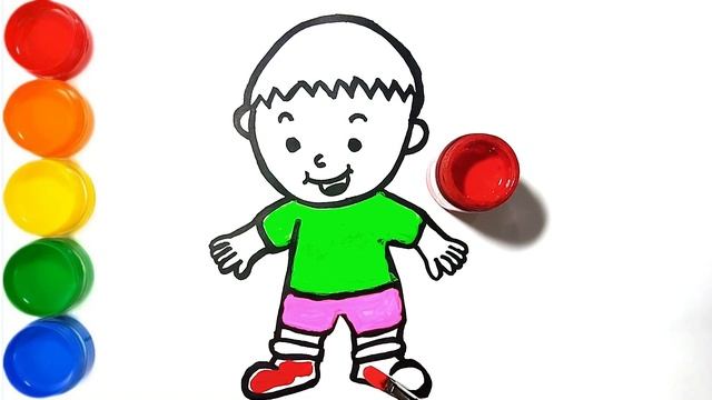 How to Draw A cute litter Boy easy for Beginners | Easy Drawing Tutorial смотреть онлайн